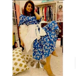 Zara Blogger Favourite Printed Ruffle Dress